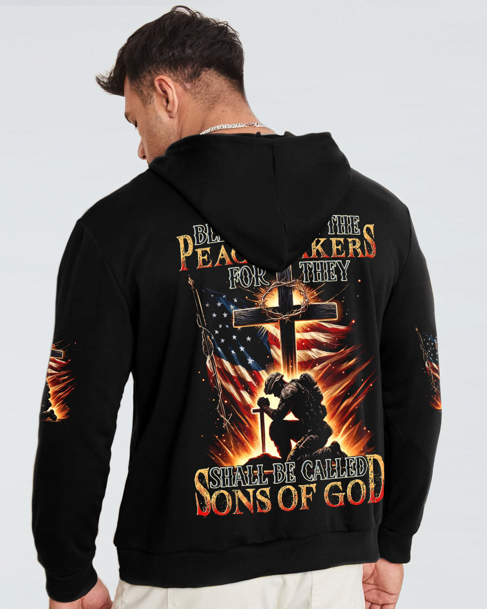 Blessed Are The Peacemakers Men's All Over Print Shirt - Trunx936366