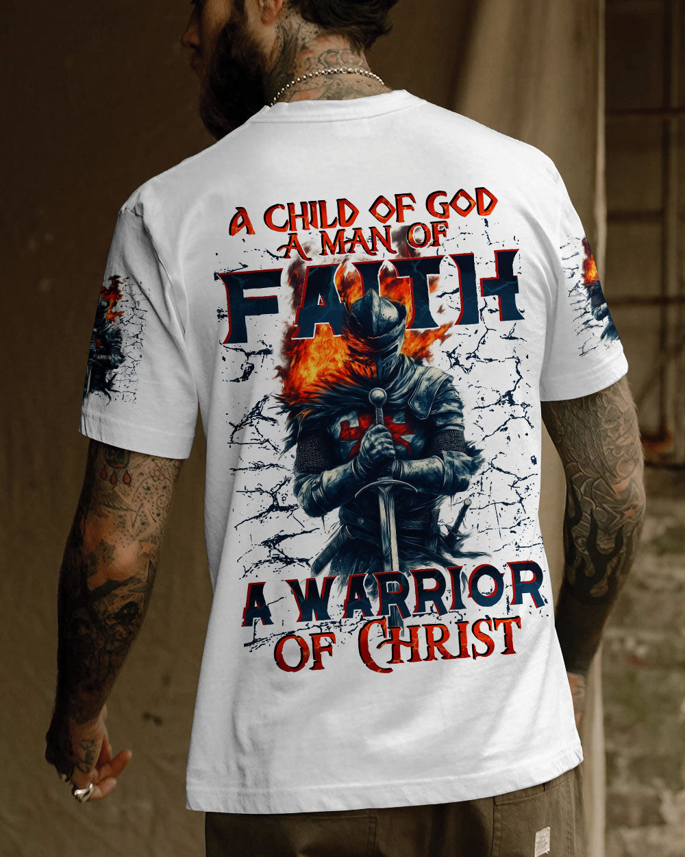 A Warrior Of Christ Men's All Over Print Shirt - Trunx627803