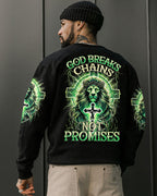 God Breaks Chains Not Promises Lion Men's All Over Print Shirt - Trunx345209
