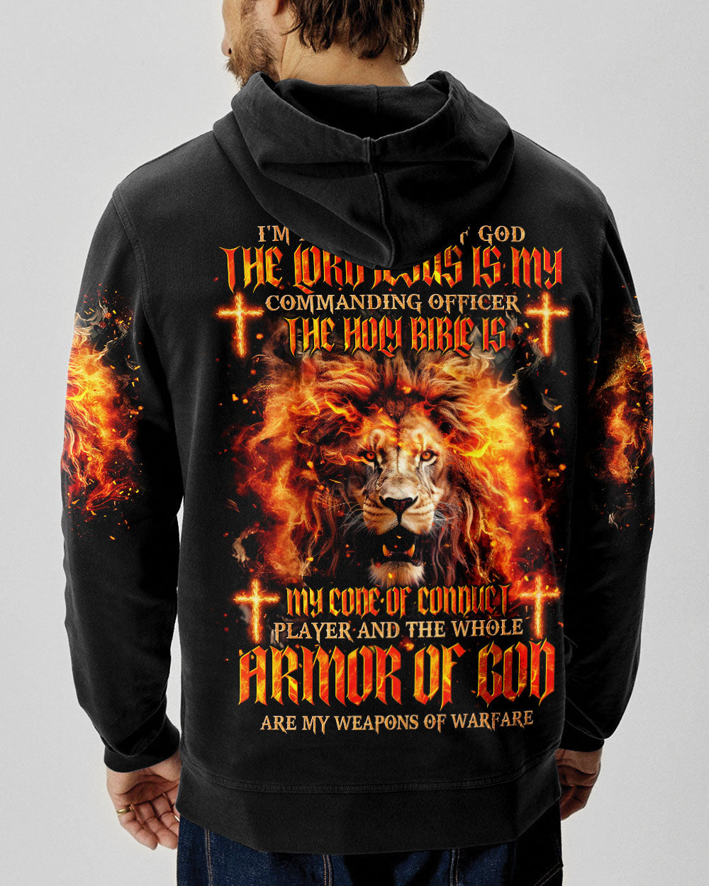 I'm A Warrior Of God Lion Men's All Over Print Shirt - Trunx625761
