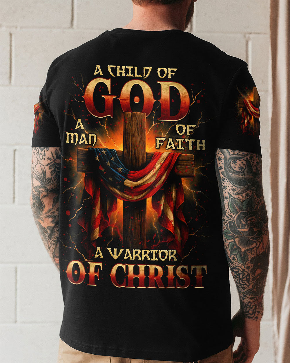 A Warrior Of Christ Men's All Over Print Shirt - Trunx606651