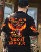 I Became God's Warrior Men's All Over Print Shirt - Trunx681668