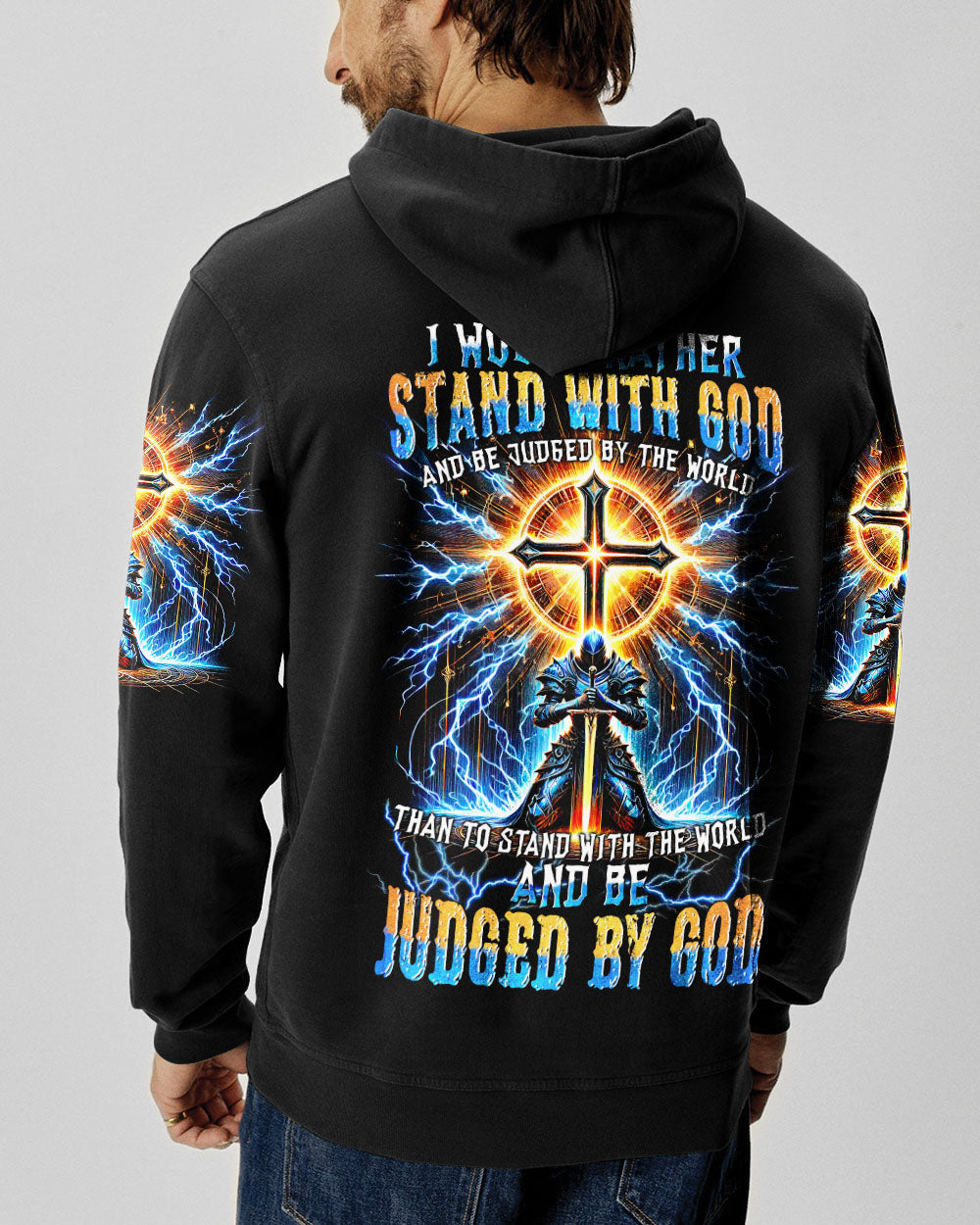 I Would Rather Stand With God Men's All Over Print Shirt - Trunx706434