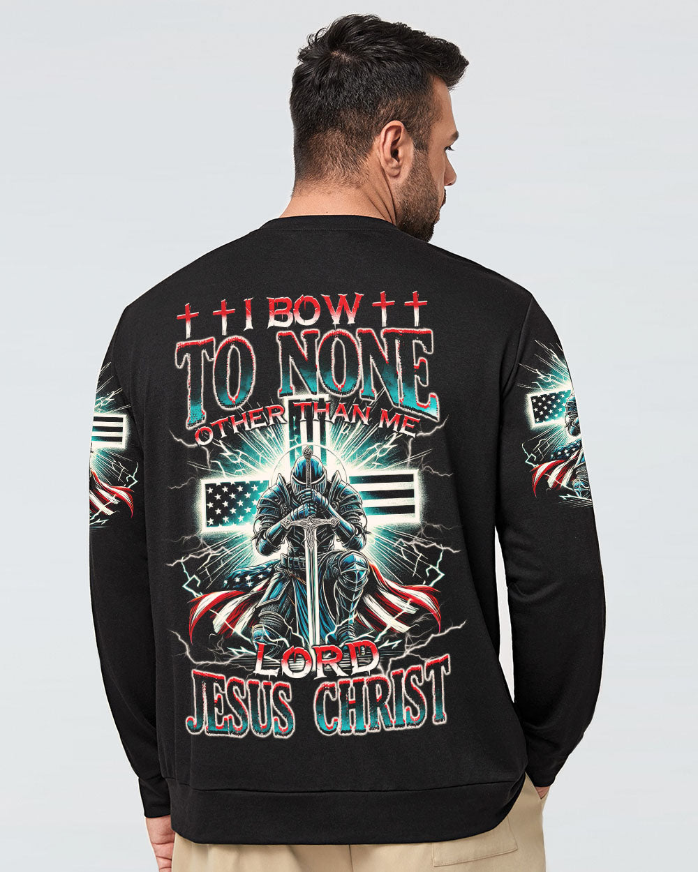 I Bow To None Other Than The Lord Men's All Over Print Shirt - Trunx931404