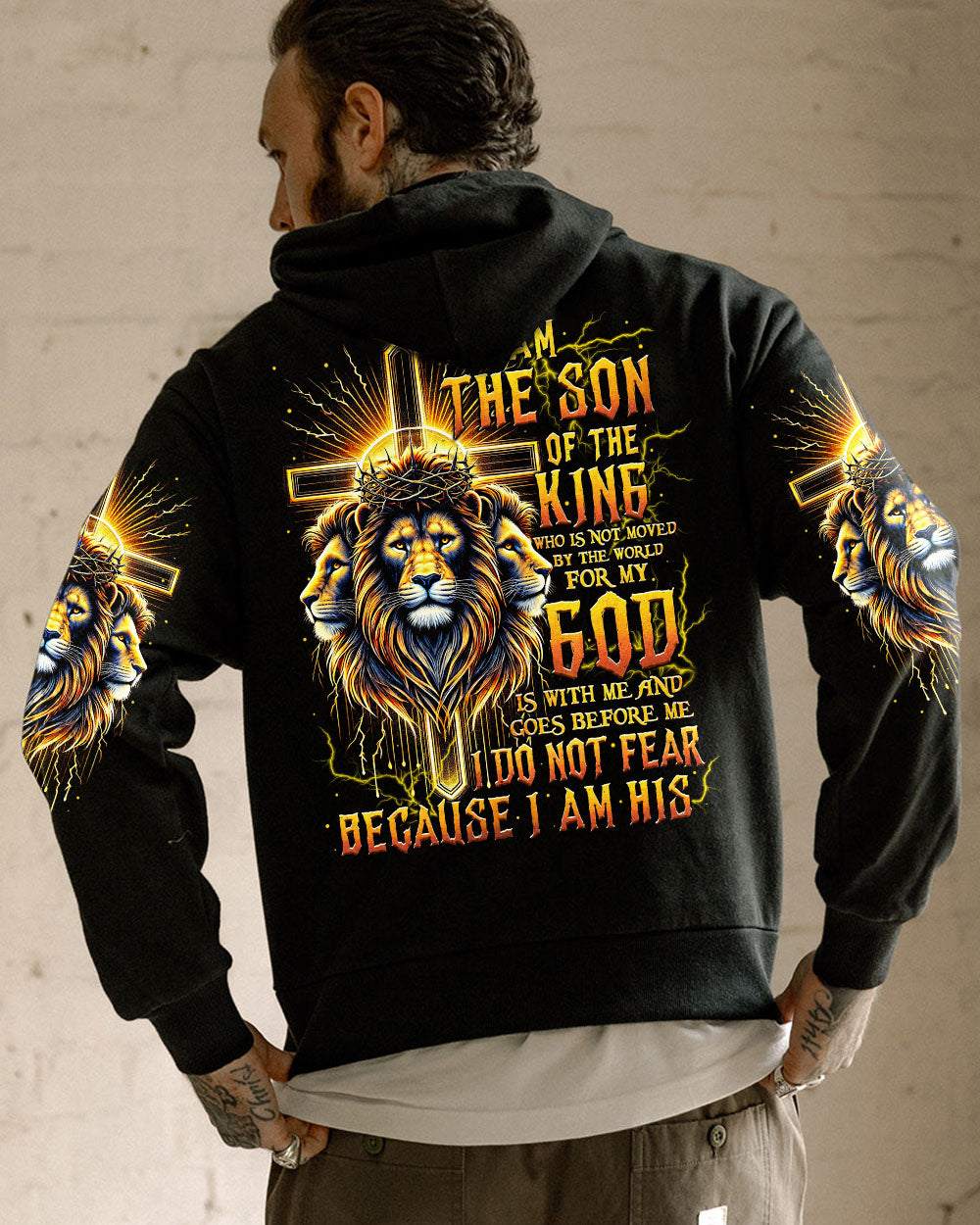 I Am The Son Of The King Lion Men's All Over Print Shirt - Trunx066372