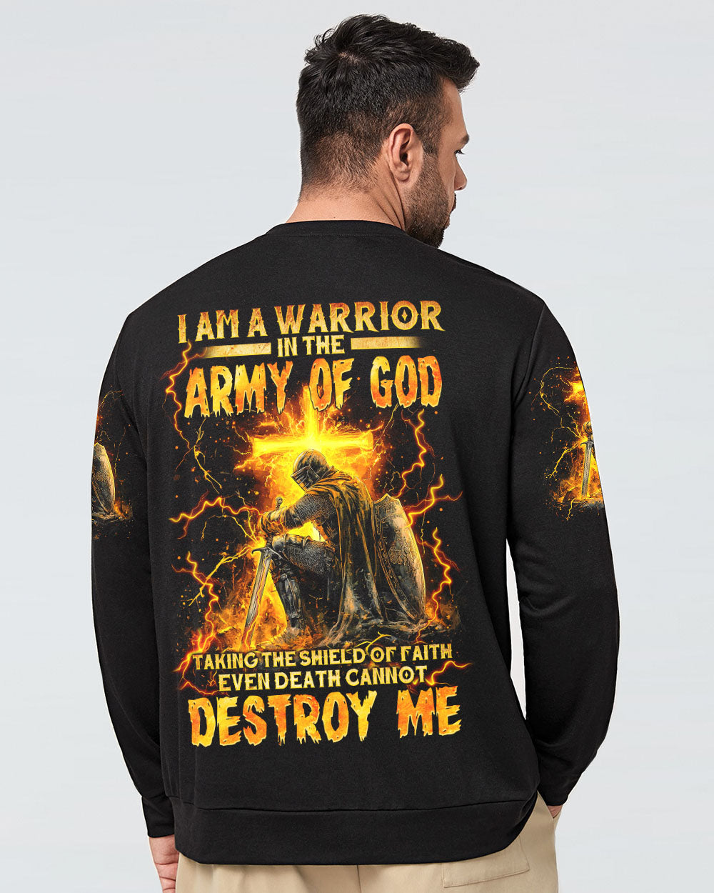 I Am A Warrior In The Army Of God Men's All Over Print Shirt - Trunx889725