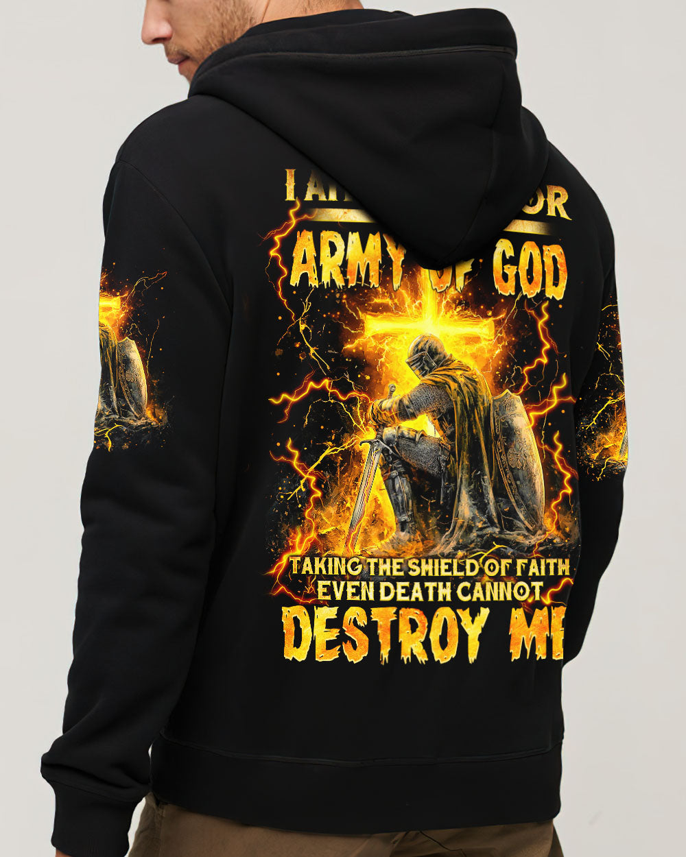 I Am A Warrior In The Army Of God Men's All Over Print Shirt - Trunx889725