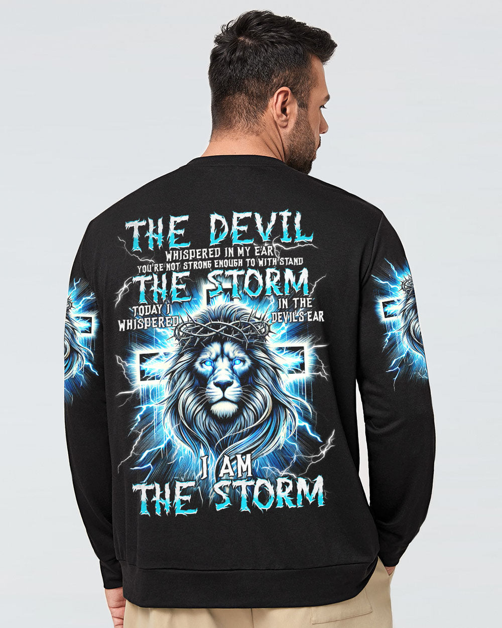 I Am The Storm Lion Men's All Over Print Shirt - Trunx278252