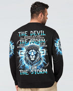 I Am The Storm Lion Men's All Over Print Shirt - Trunx278252