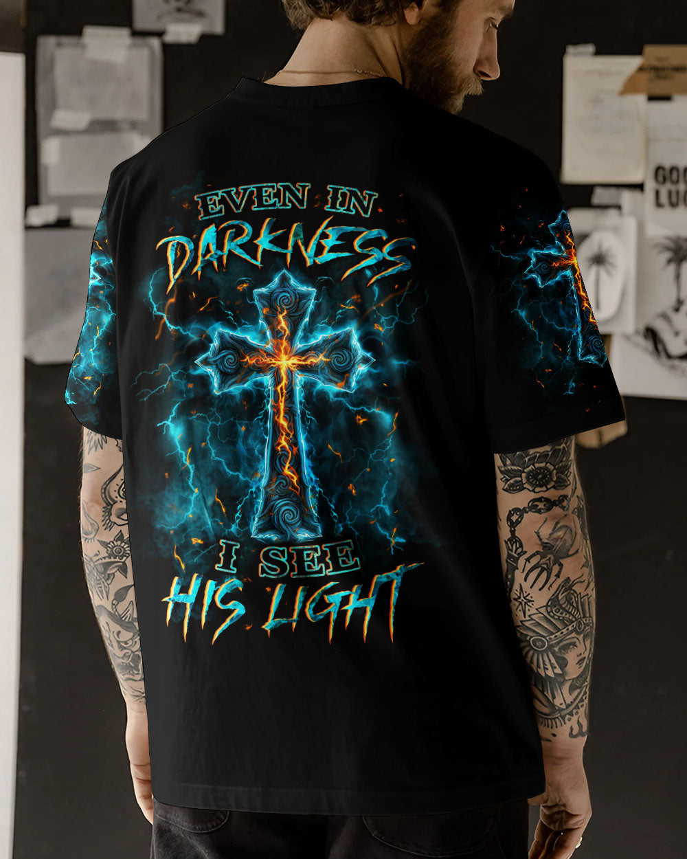 Even In The Darkness Men's All Over Print Shirt - Trunx914654
