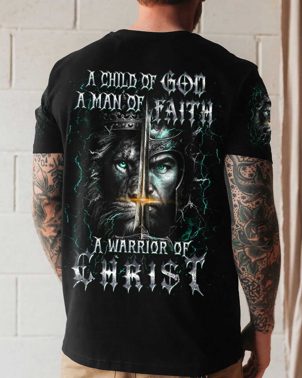 A Warrior Of Christ Men's All Over Print Shirt - Trunx346965
