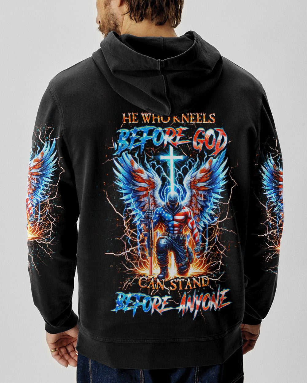He Who Kneels Before God Warrior Men's All Over Print Shirt - Trunx624193