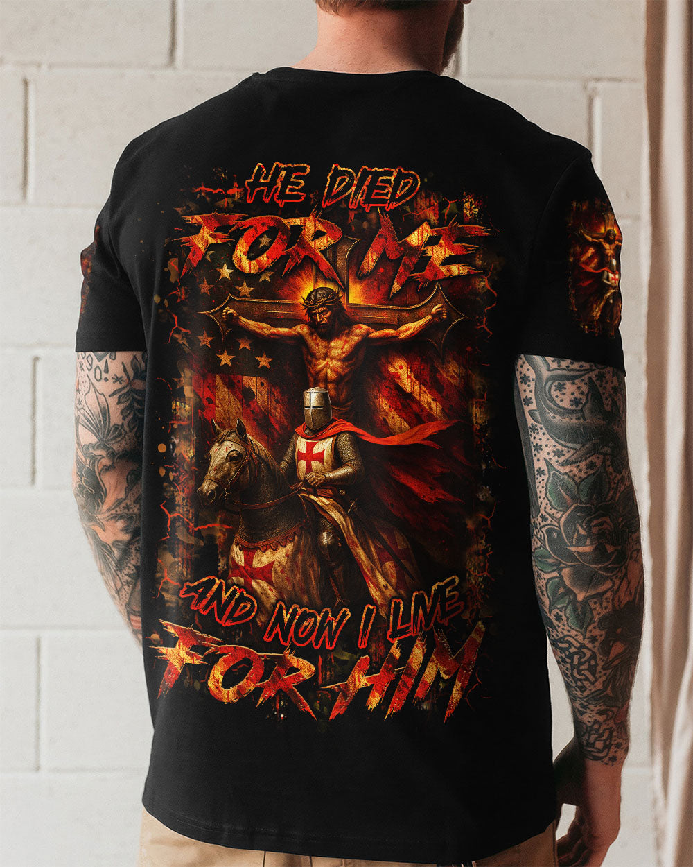 He Died For Me Men's All Over Print Shirt - Trunx092391