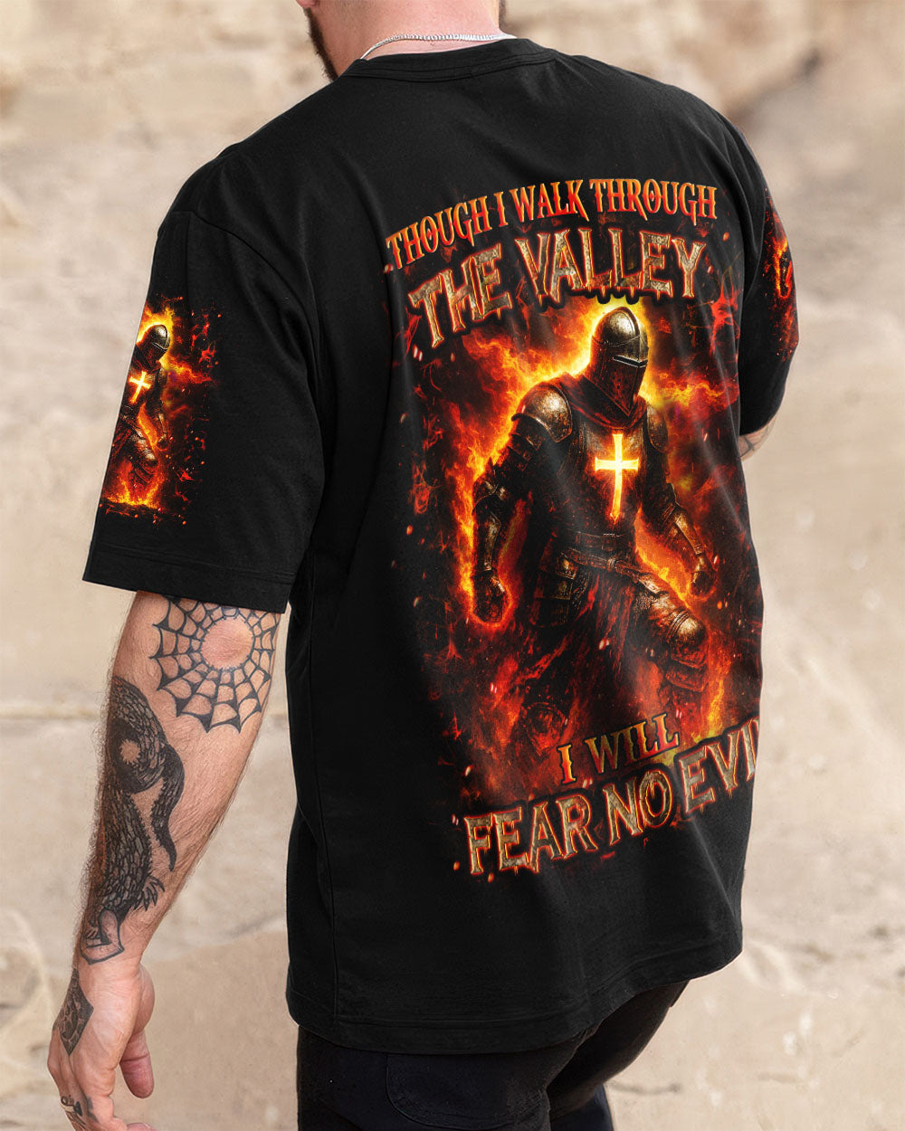 I Will Fear No Evil Men's All Over Print Shirt - Trunx275106