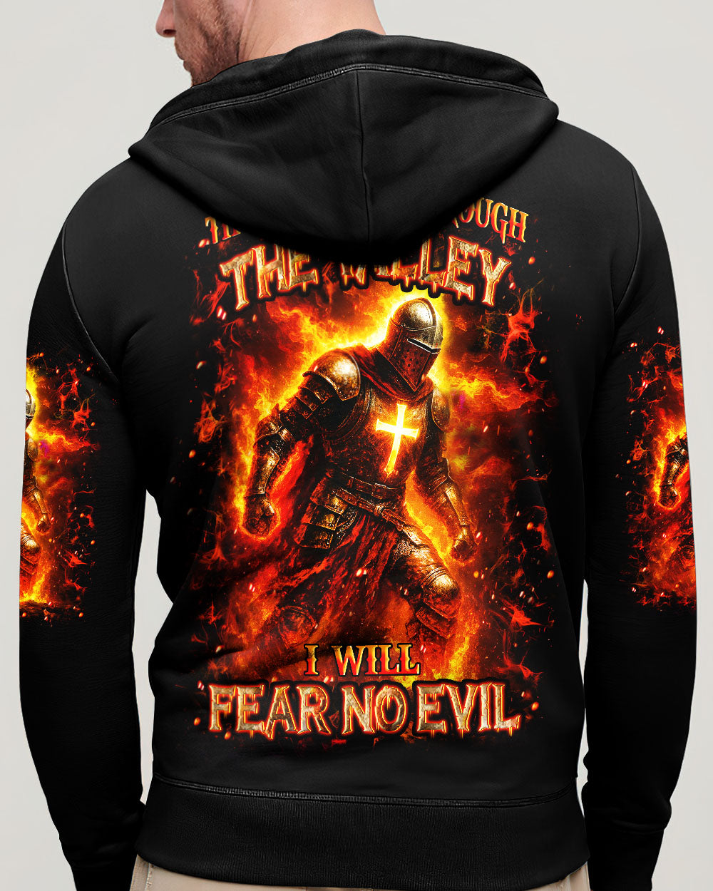 I Will Fear No Evil Men's All Over Print Shirt - Trunx275106