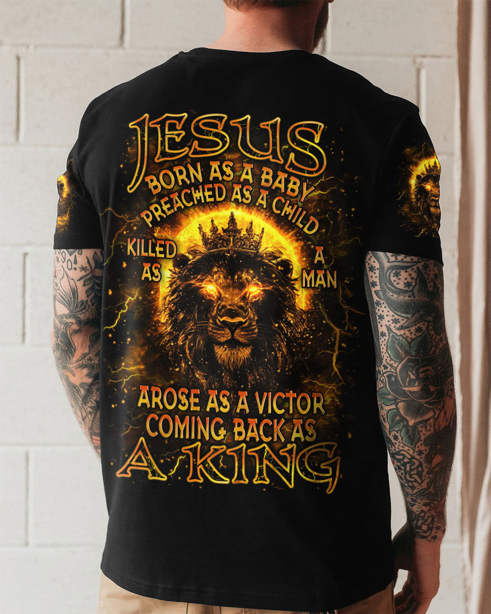 Coming Back As A King Men's All Over Print Shirt - Trunx447603