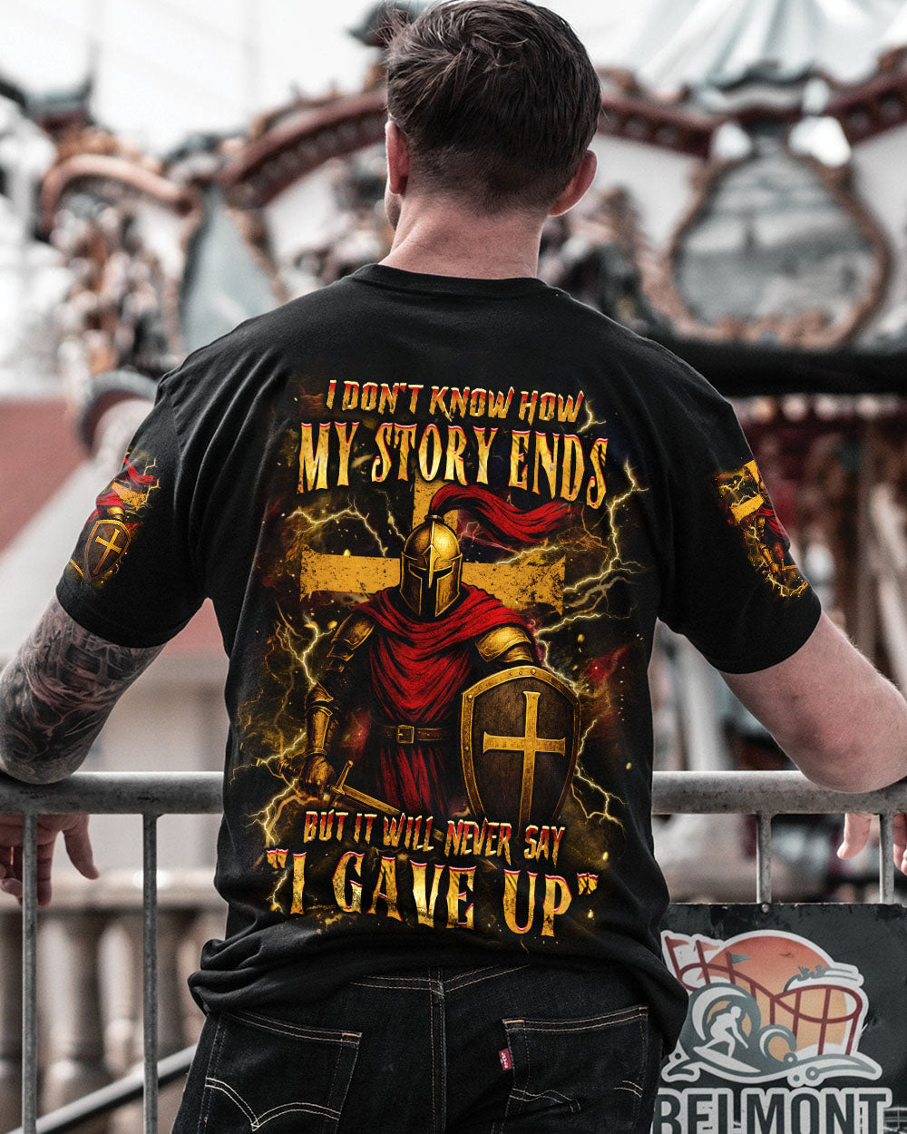 I Don't Know How My Story Ends Warrior Men's All Over Print Shirt - Trunx921177
