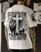 Faith Over Fear Men's All Over Print Shirt - Trunx986932