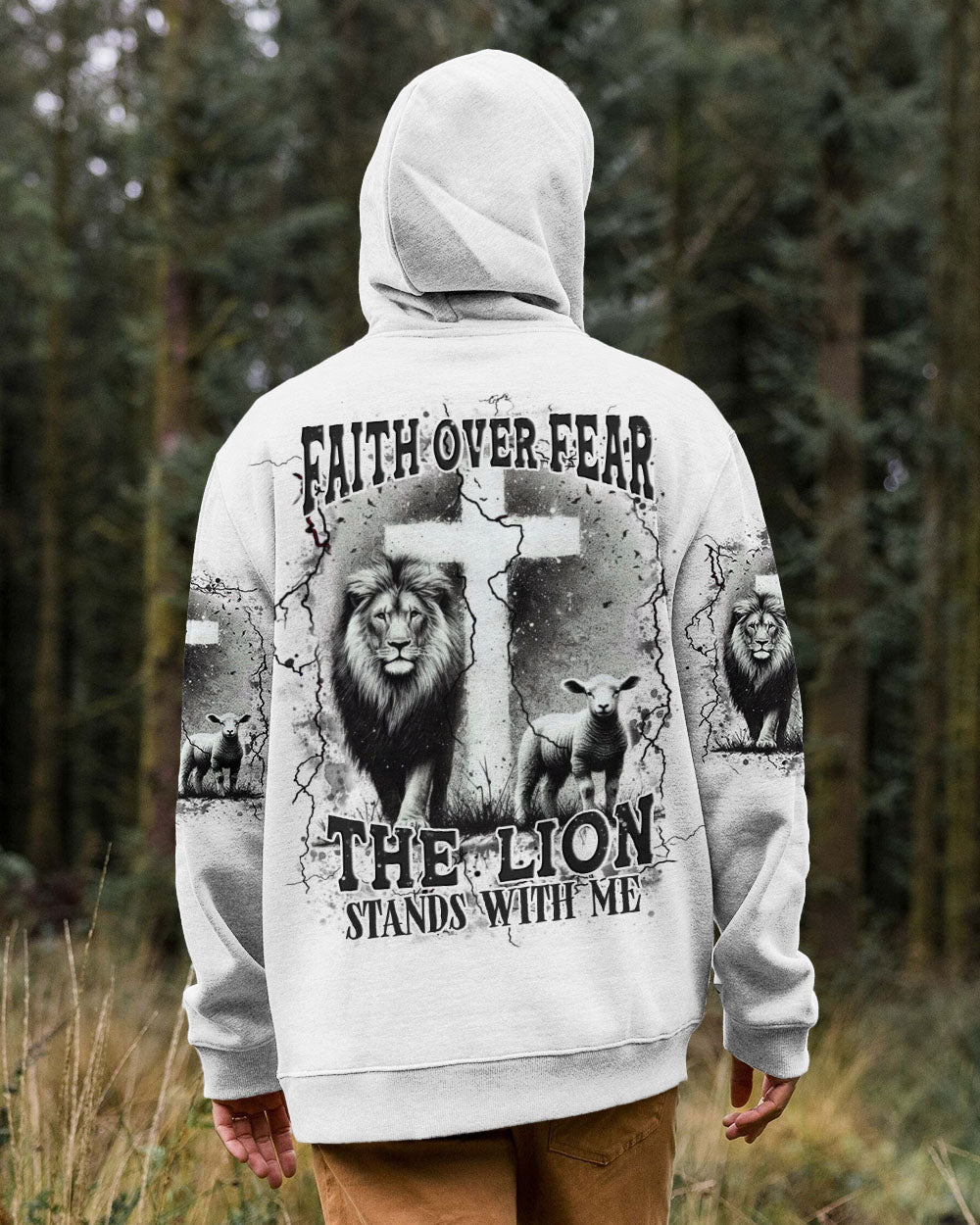 Faith Over Fear Men's All Over Print Shirt - Trunx986932