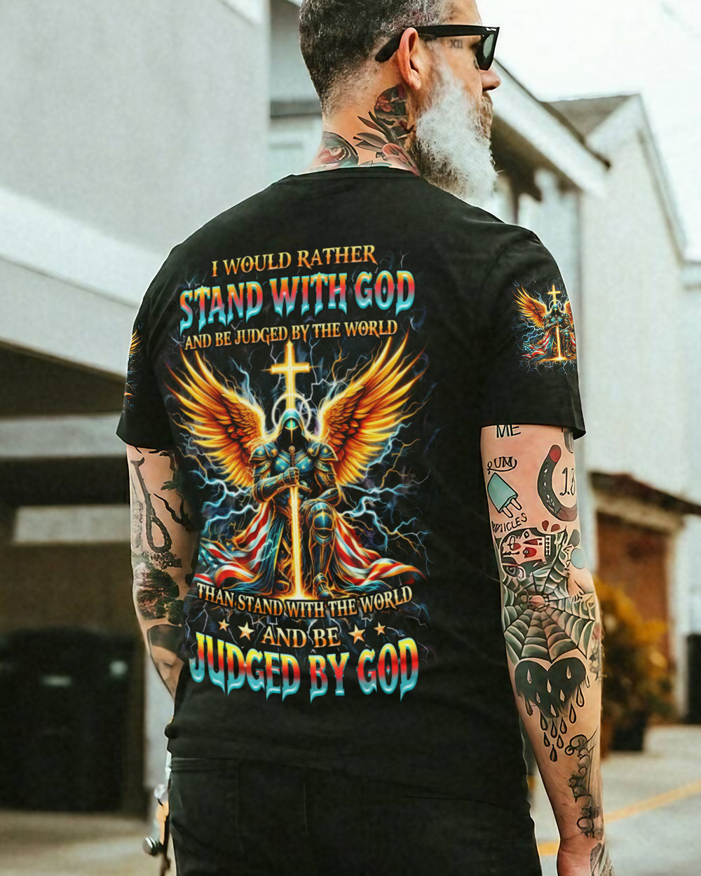 I Would Rather Stand With God Men's All Over Print Shirt - Trunx831782