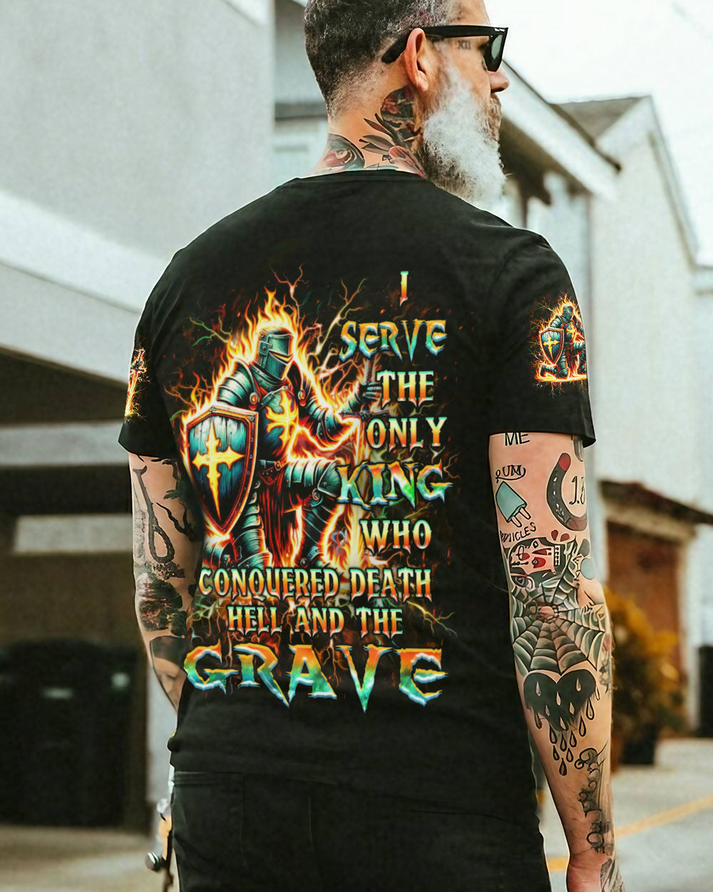 I Serve The Only King Men's All Over Print Shirt - Trunx178006