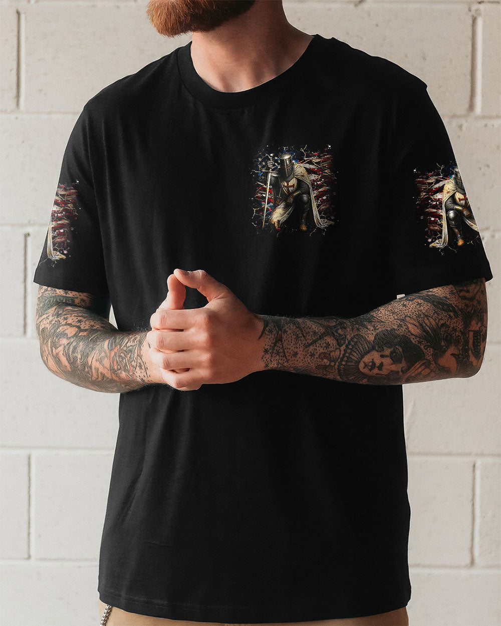 He Who Kneels Before God Warrior Men's All Over Print Shirt - Trunx497627