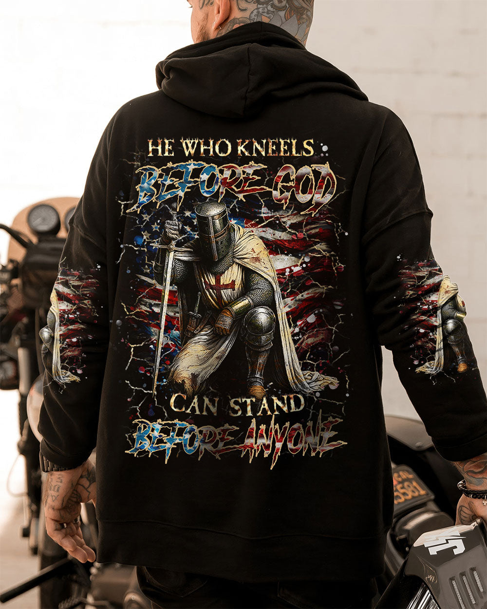 He Who Kneels Before God Warrior Men's All Over Print Shirt - Trunx497627