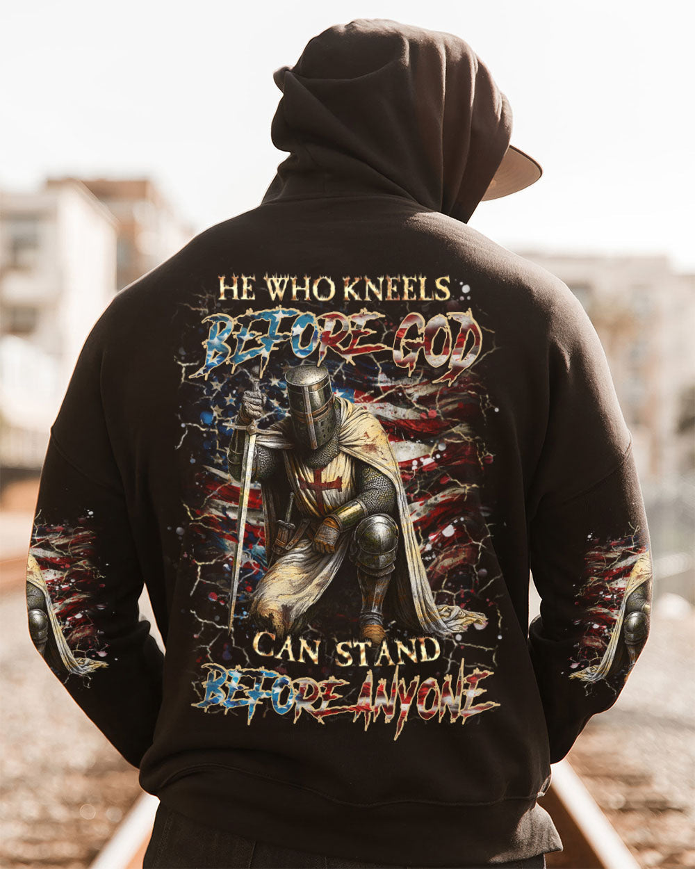 He Who Kneels Before God Warrior Men's All Over Print Shirt - Trunx497627