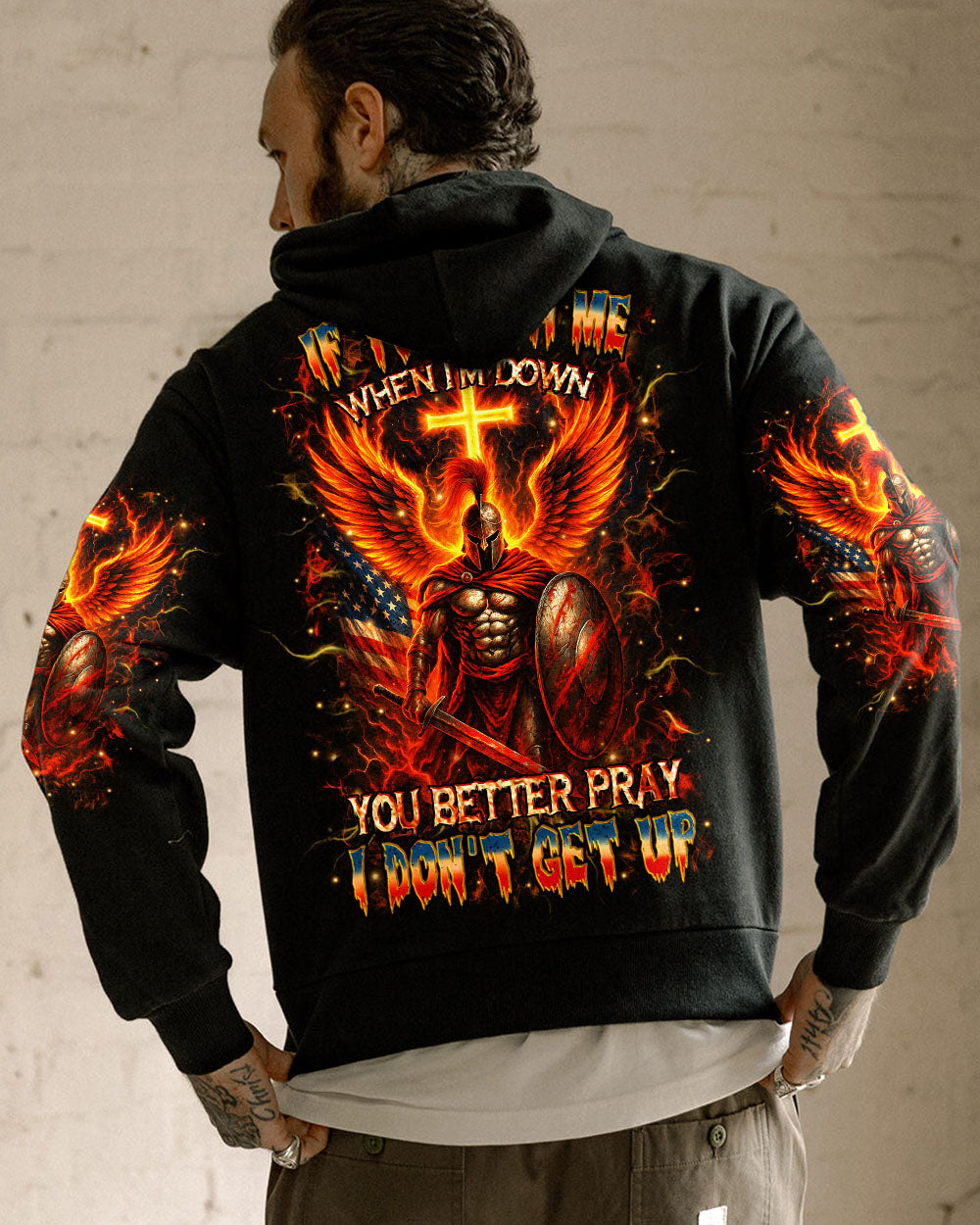 If You Kick Me When I'm Down Men's All Over Print Shirt - Trunx288596