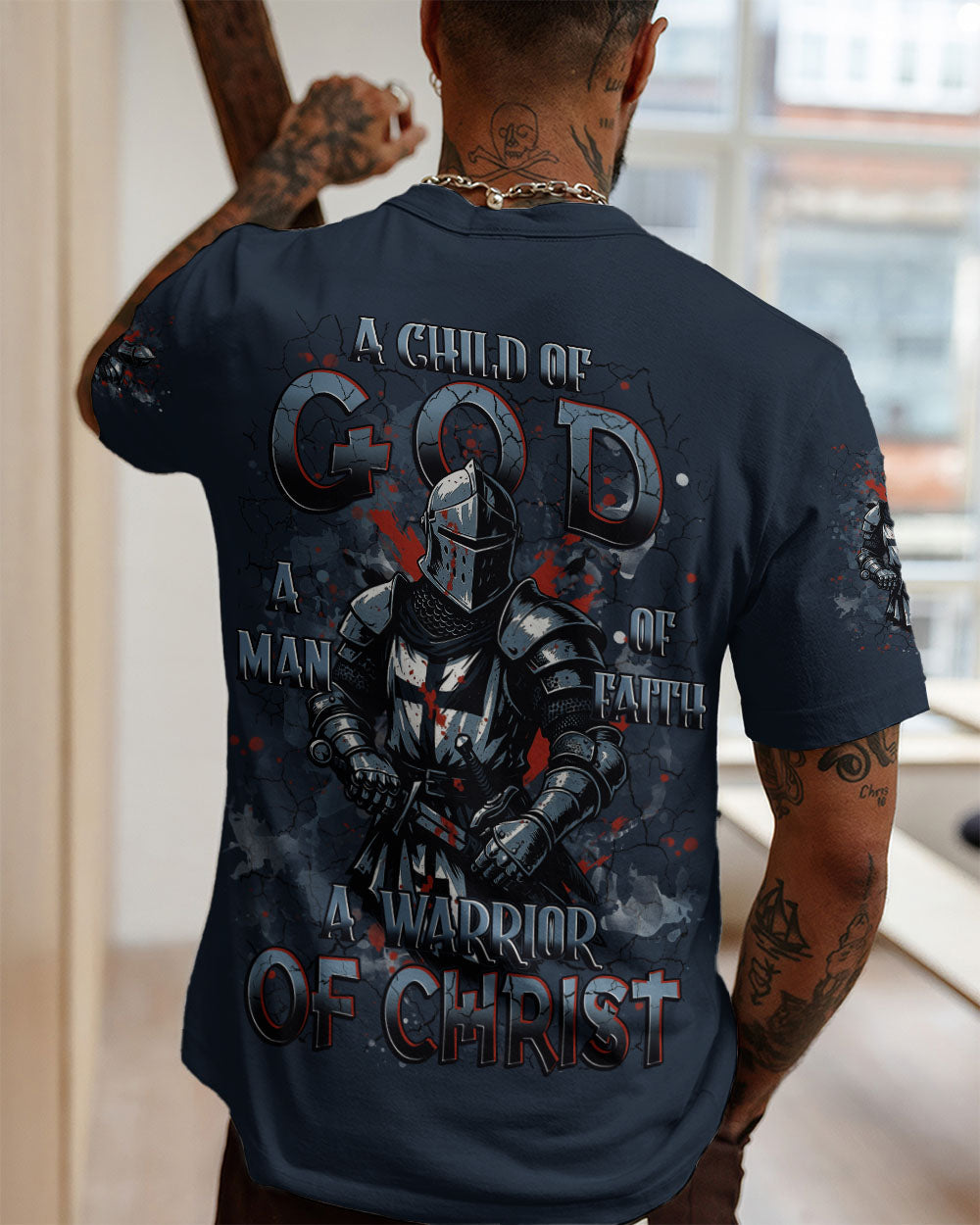 A Warrior Of Christ Men's All Over Print Shirt - Trunx370261