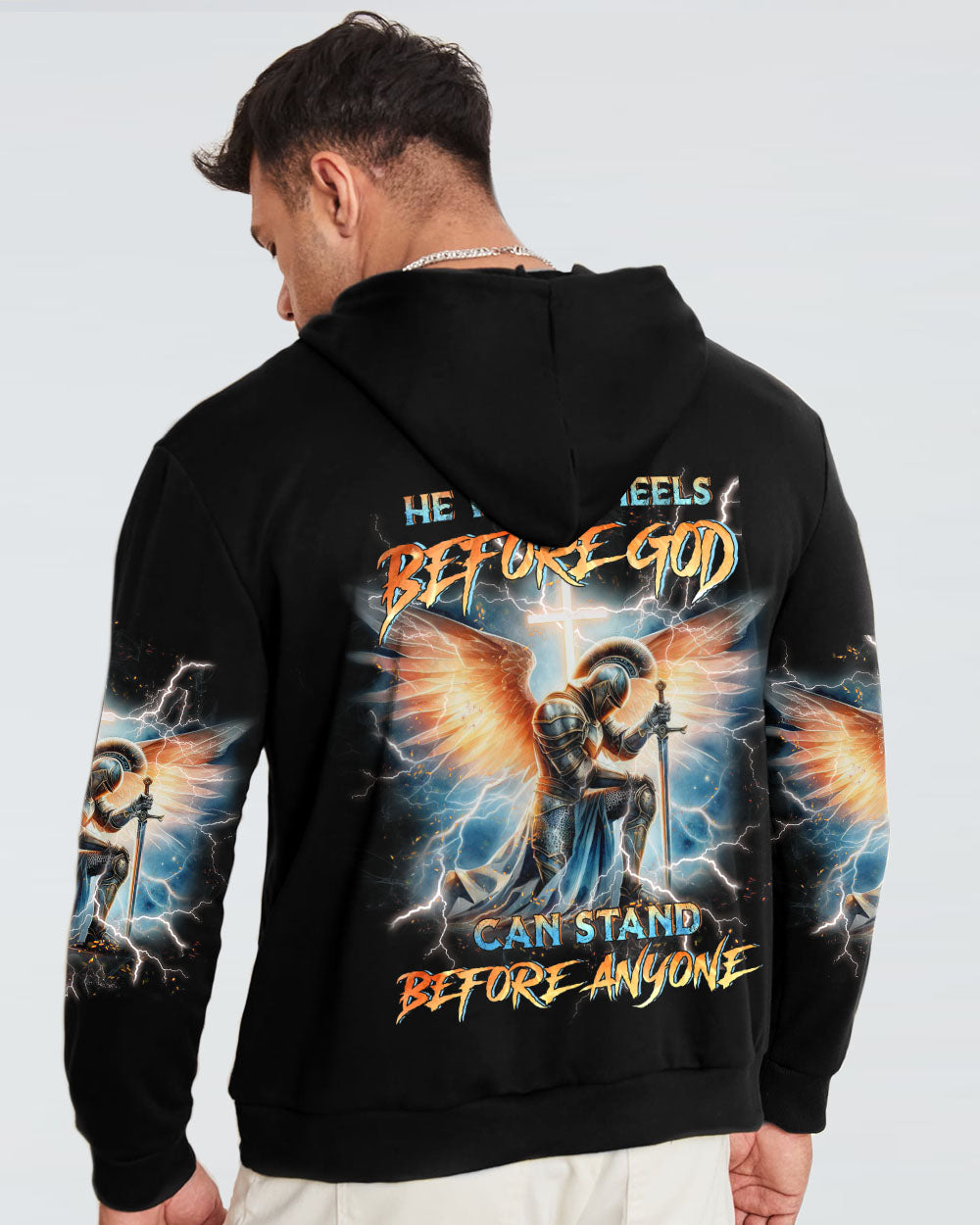 He Who Kneels Before God Warrior Men's All Over Print Shirt - Trunx167479