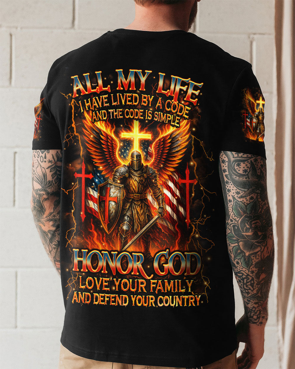 All My Life I Have Lived By A Code Men's All Over Print Shirt - Trunx718507