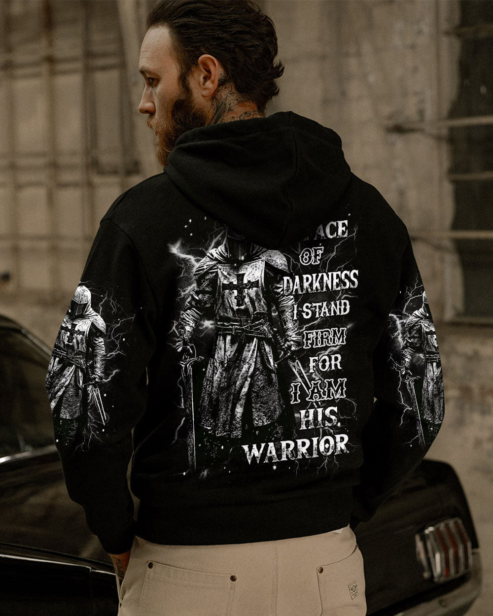 I Am His Warrior Men's All Over Print Shirt - Trunx709216