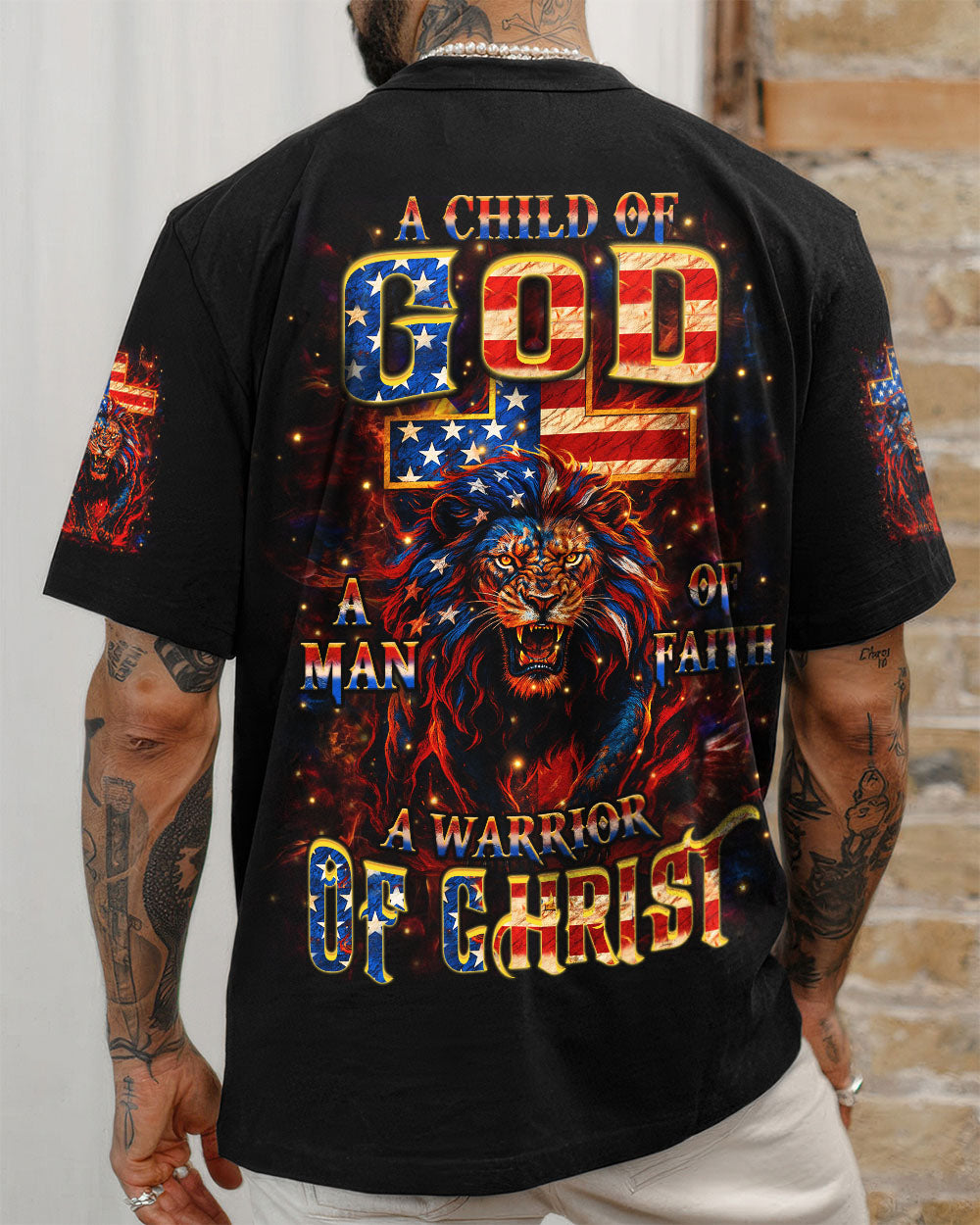 A Warrior Of Christ Men's All Over Print Shirt - Trunx108579
