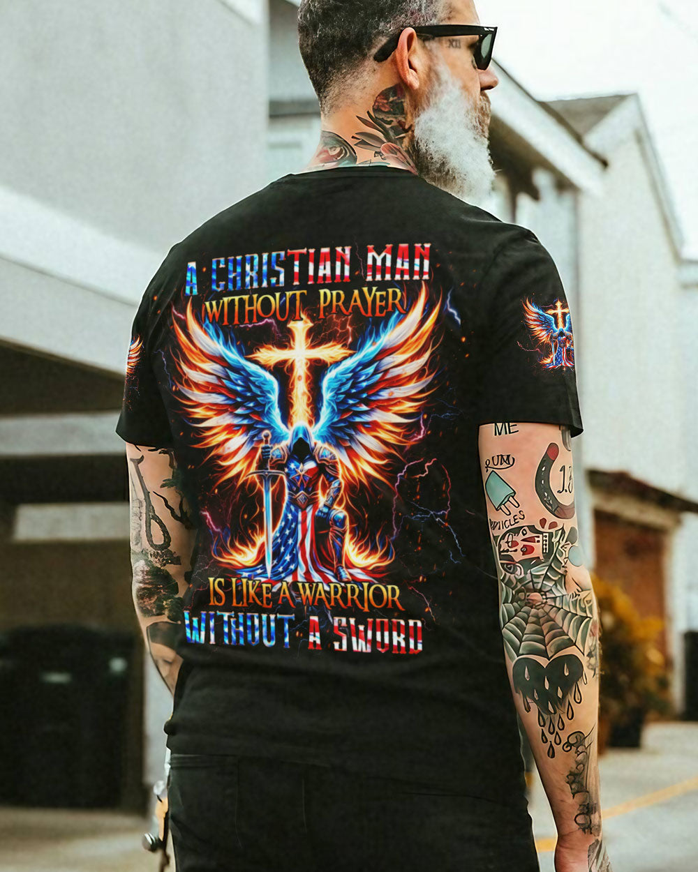 A Christian Man Without Prayer Men's All Over Print Shirt - Trunx892529