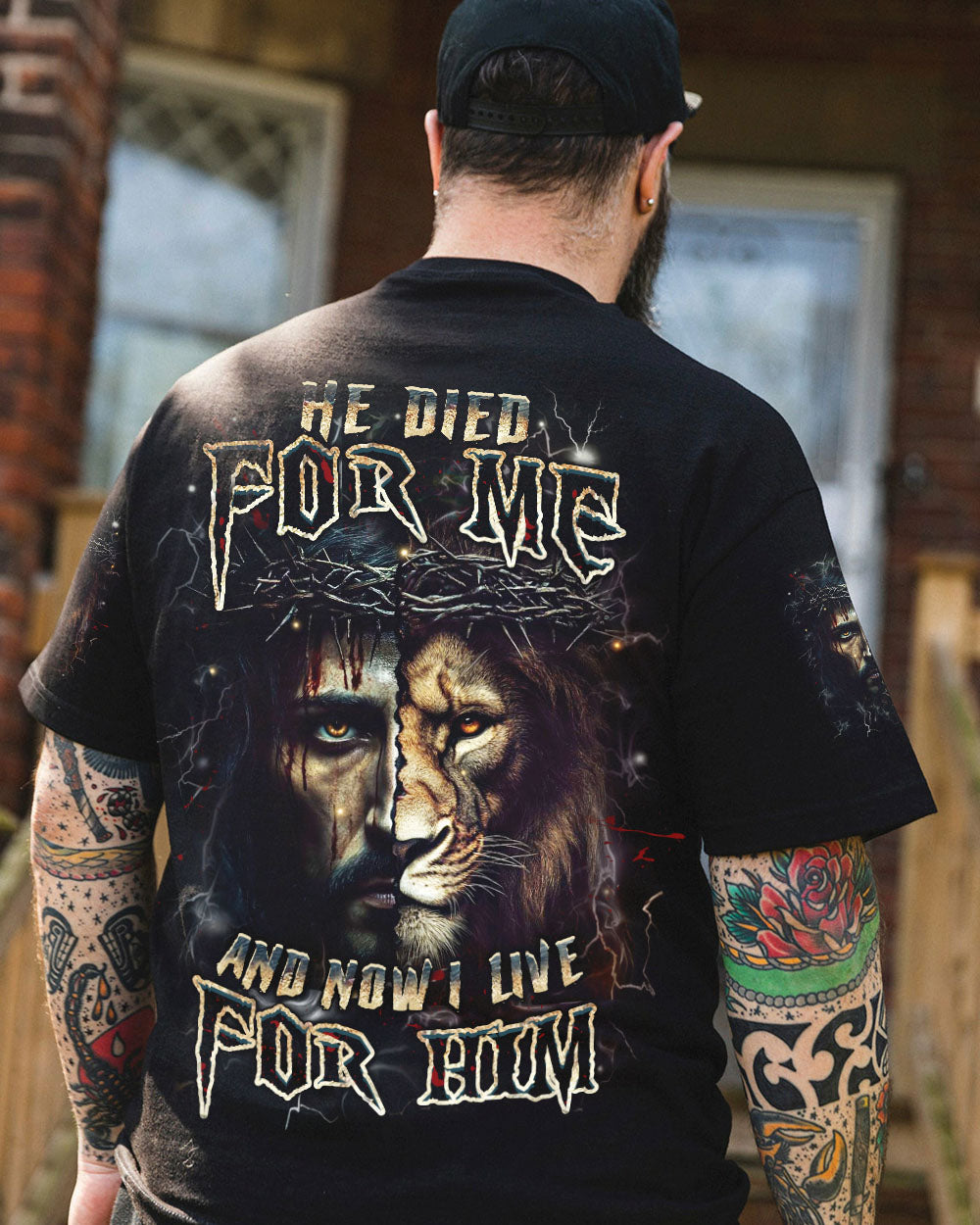 He Died For Me Men's All Over Print Shirt - Trunx114831