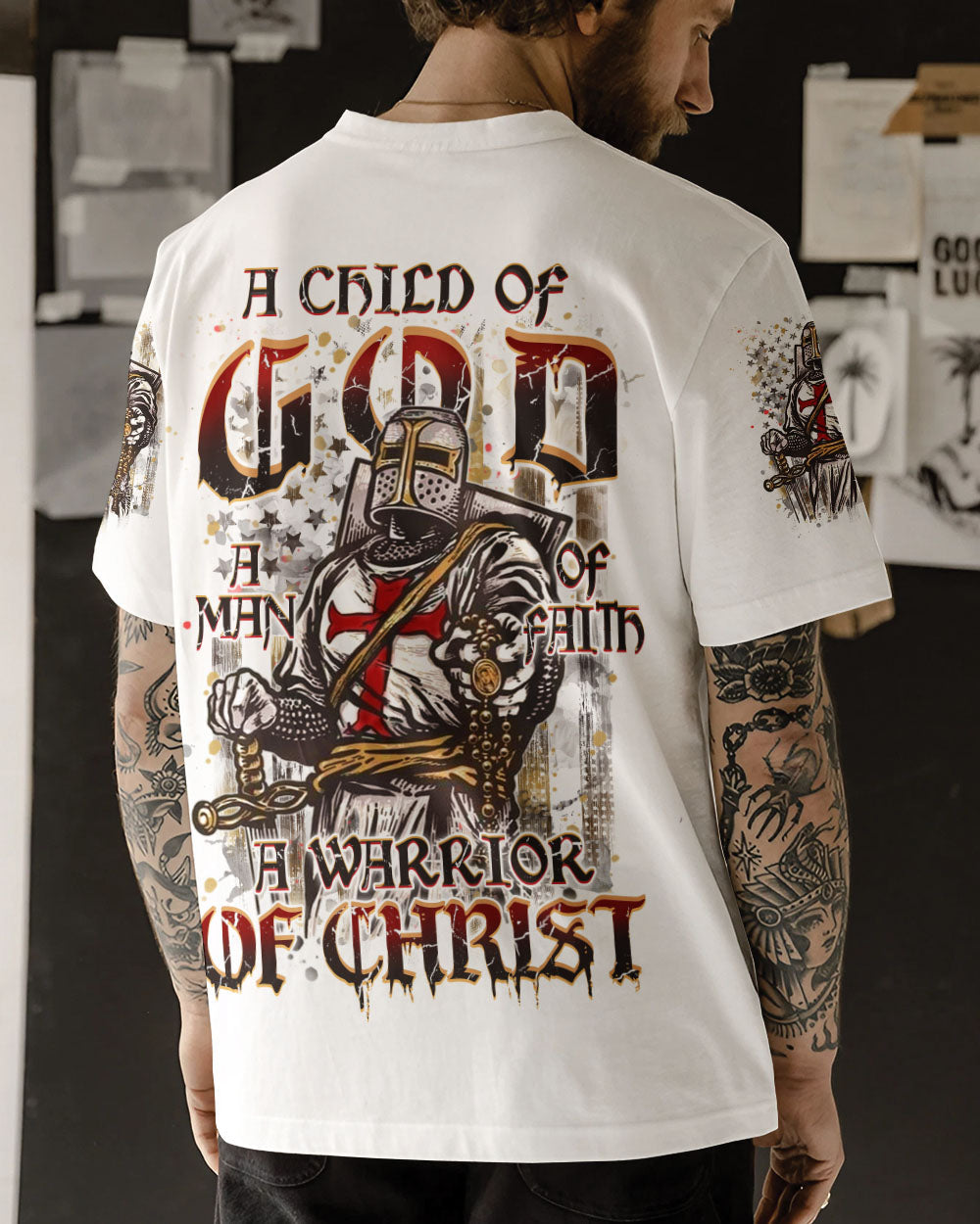 A Warrior Of Christ Men's All Over Print Shirt - Trunx973828