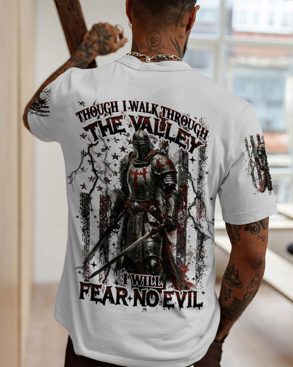 I Will Fear No Evil Men's All Over Print Shirt - Trunx374795