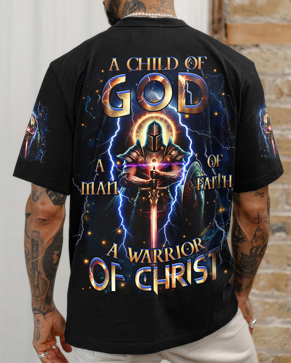 A Warrior Of Christ Men's All Over Print Shirt - Trunx818699
