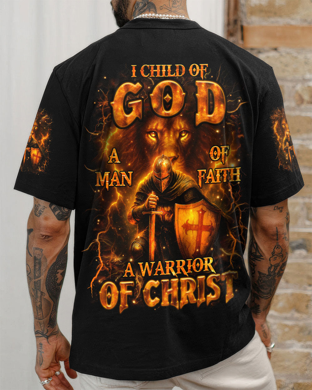 A Warrior Of Christ Men's All Over Print Shirt - Trunx551258