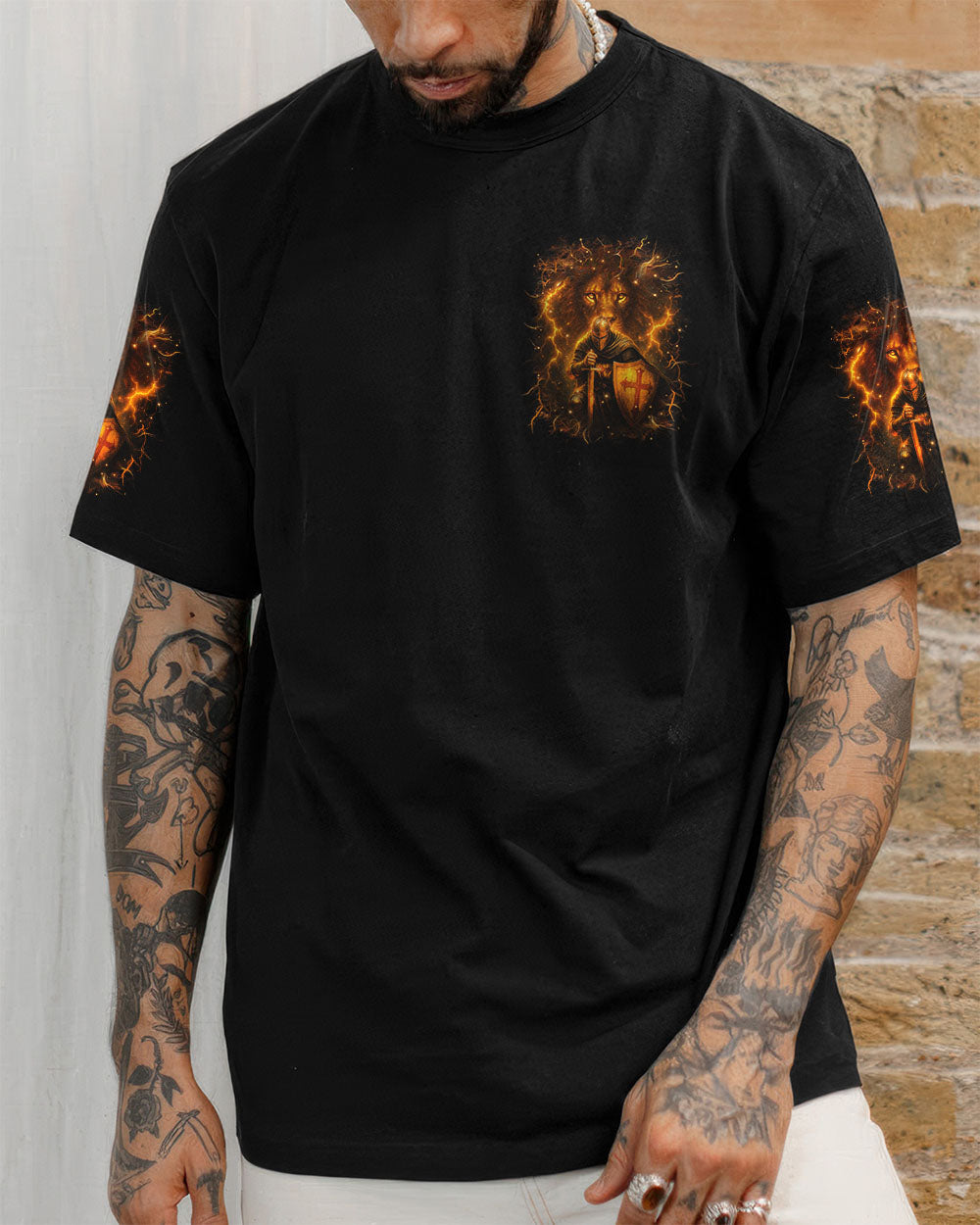 A Warrior Of Christ Men's All Over Print Shirt - Trunx551258