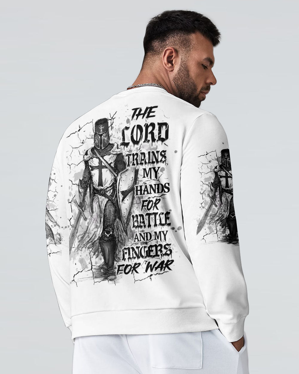 The Lord Trains My Hands Men's All Over Print Shirt - Trunx658741