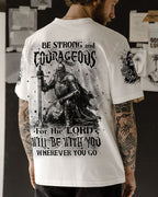 Be Strong And Courageous Men's All Over Print Shirt - Trunx161627