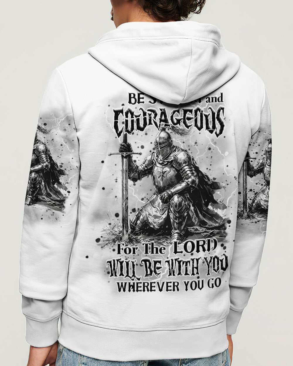 Be Strong And Courageous Men's All Over Print Shirt - Trunx161627
