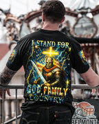 I Stand For God Family Country Men's All Over Print Shirt - Trunx805833
