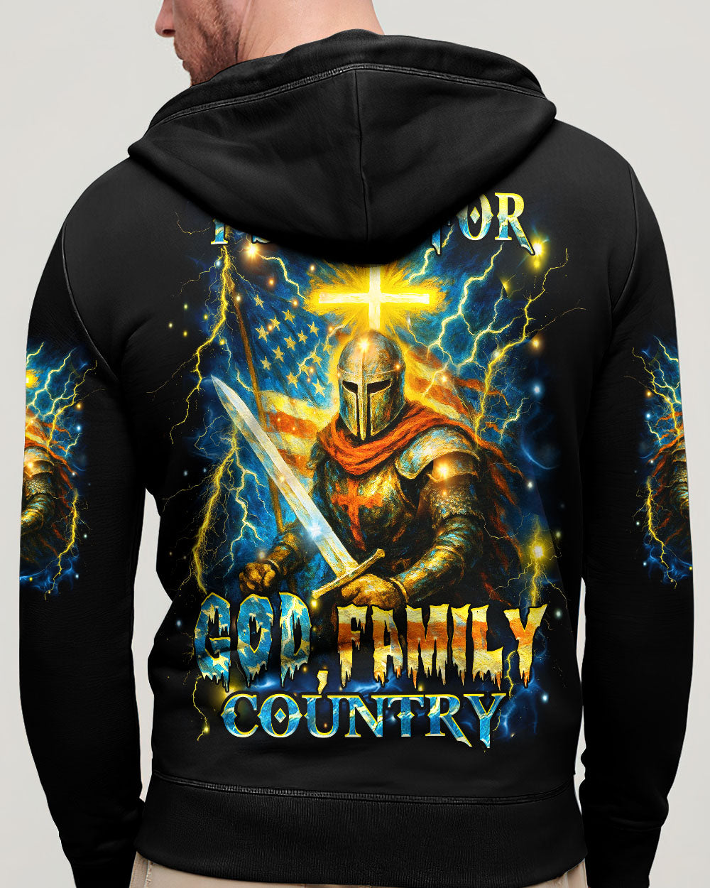 I Stand For God Family Country Men's All Over Print Shirt - Trunx805833