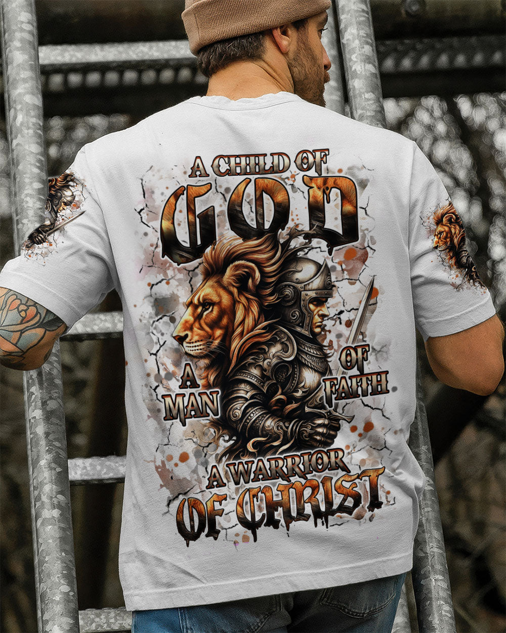 A Warrior Of Christ Men's All Over Print Shirt - Trunx251845