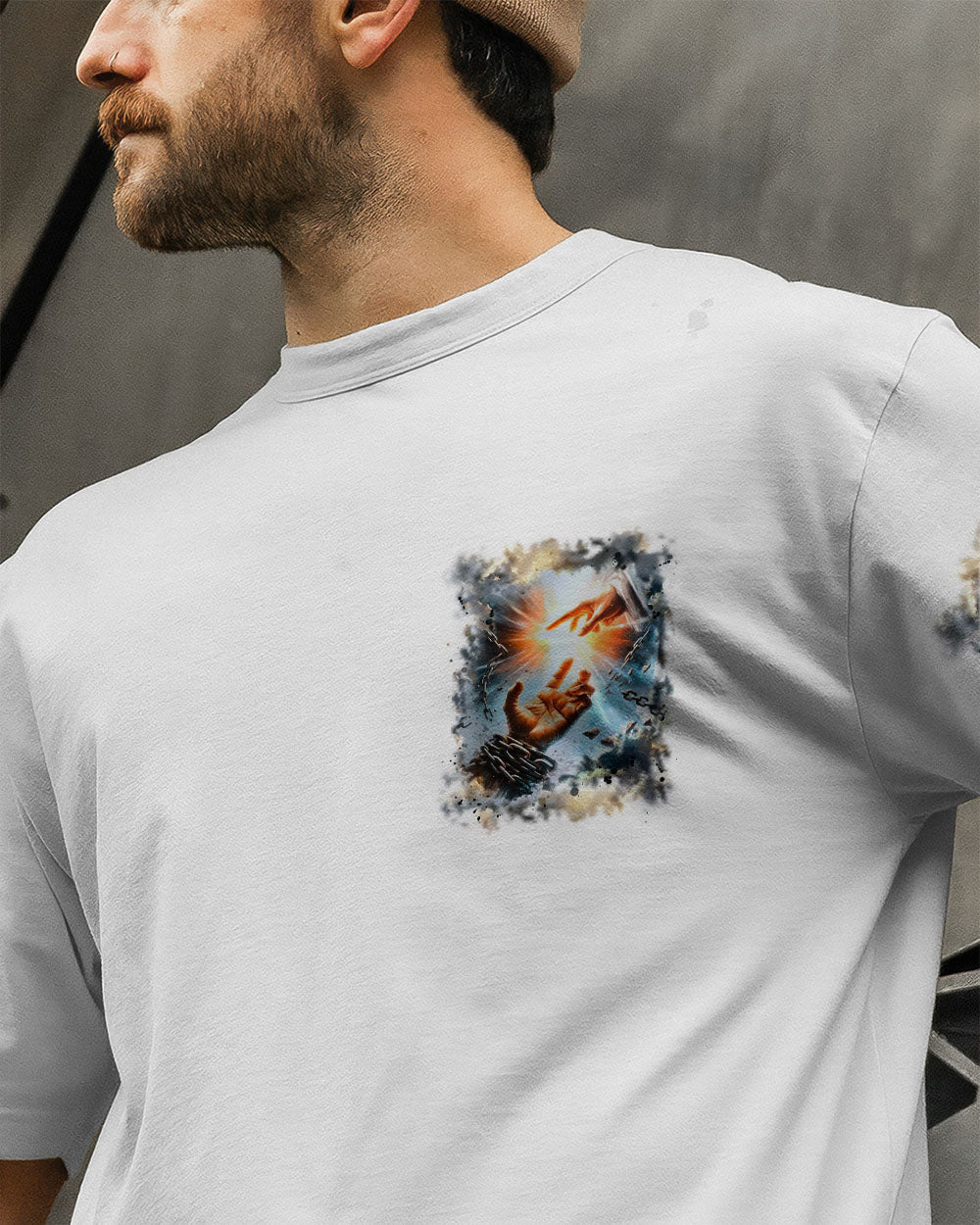 He Brought Me Out Of Darkness Men's All Over Print Shirt - Trunx766604