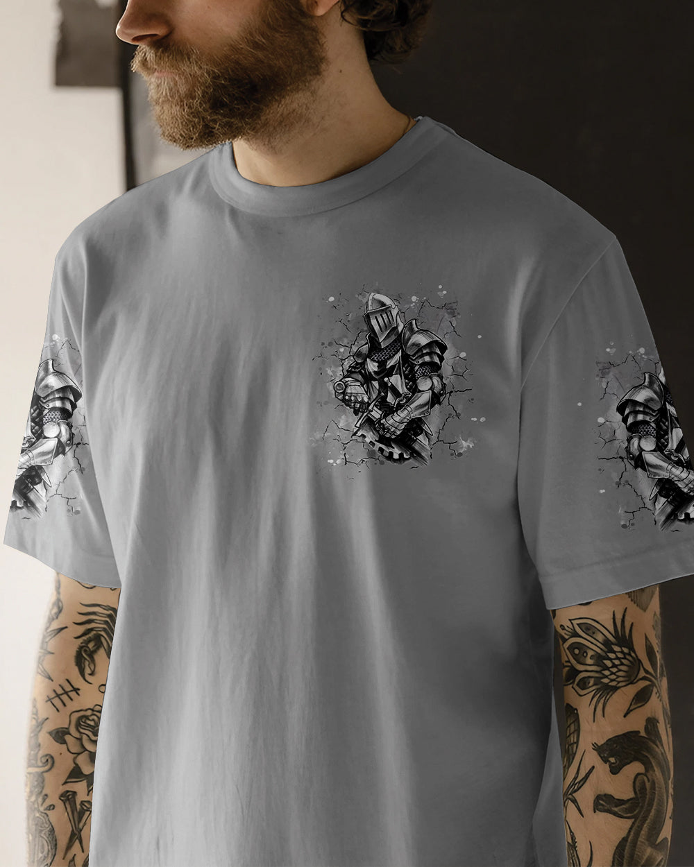 A Warrior Of Christ Men's All Over Print Shirt - Trunx879856
