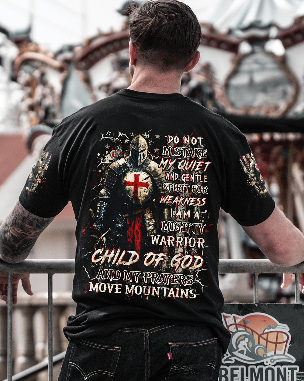 I Am Mighty Warrior Child of God Men's All Over Print Shirt - Trunx597828